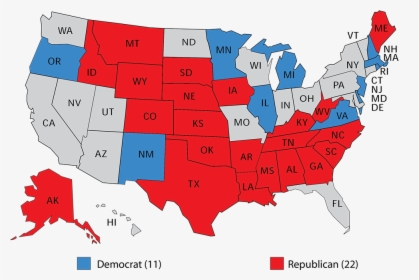 Us Senate Map 2018, HD Png Download, Free Download
