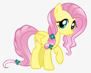 Fluttershy As A Crystal Pony - My Little Pony Applejack, HD Png Download, Free Download