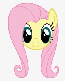 Banner Library Library Mlp Fluttershy Headshot Normal - My Little Pony Fluttershy Head, HD Png Download, Free Download