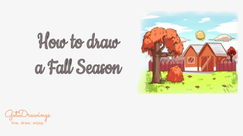 How To Draw A Fall Season - Illustration, HD Png Download, Free Download
