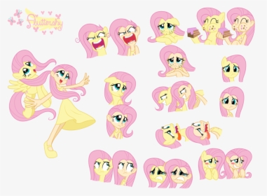 Fluttershy Pony Human Trinityinyang, HD Png Download, Free Download