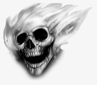 #skull #skeleton #badass #overlay #jasroinsanity - Ghost Rider Windows 10 Theme, HD Png Download, Free Download