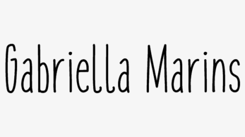 Gabriella Marins - Calligraphy, HD Png Download, Free Download