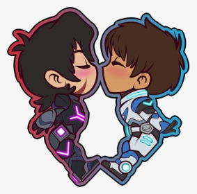 Klance Kissu here Is Lance & Keith Chibi - Keith And Lance Chibi, HD Png Download, Free Download