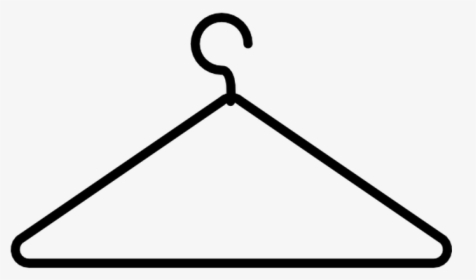 Clothes On A Hanger Outline, HD Png Download, Free Download