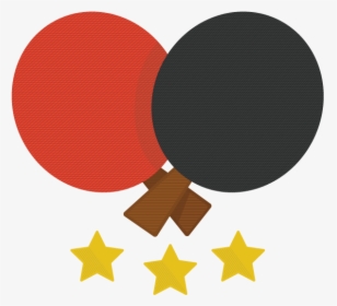 Wip Logo Branding Ping Pong Table Tennis Paddles Stars - Cinema Ticket Icon Black, HD Png Download, Free Download