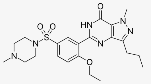 Sildenafil Molecule, HD Png Download, Free Download