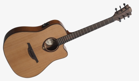 Lag Dreadnought Cutaway Electric Guitar Natural, HD Png Download, Free Download