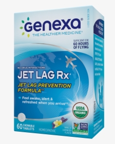 Jet Lag Rx Chewable Tablets, Vanilla Lavender - Best Medicine Of Stress, HD Png Download, Free Download