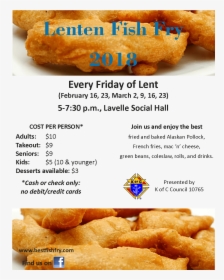Lenten Fish Fry, HD Png Download, Free Download
