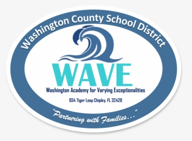 Wave Logo - Washington County School District Fl, HD Png Download, Free Download