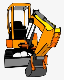 Bobcat Clipart Digger - Bulldozer, HD Png Download, Free Download