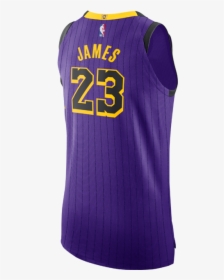 Los Angeles Lakers City Edition Lebron James Authentic - Active Shirt, HD Png Download, Free Download