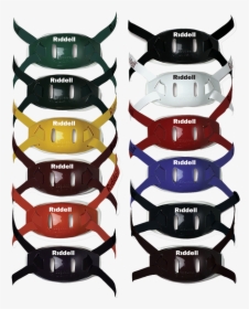 Color On Color Hard Cup Chin Strap - Riddell Football Chin Strap, HD Png Download, Free Download