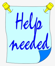 Help Clipart Wanted - Free Clip Art Help Needed, HD Png Download, Free Download