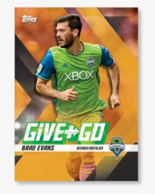 Brad Evans & Dempsey Seattle Sounders Fc 2017 Topps - Player, HD Png Download, Free Download