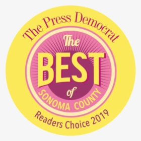 Press Democrat Best Of Sonoma County 2019, HD Png Download, Free Download