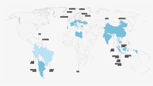 Transparent Mercurio Png - World Map, Png Download, Free Download