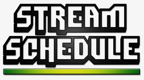 Schedule Image For Twitch , Png Download - Monochrome, Transparent Png, Free Download