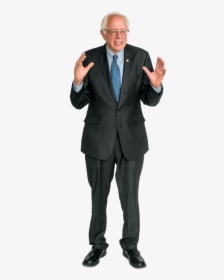 Standing Sanders Vermont Shoulder Party Democratic - Baby Yoda Bernie Sanders, HD Png Download, Free Download
