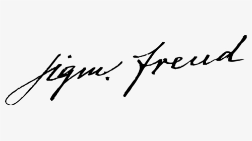 Firma De Sigmund Freud Clipart , Png Download - Sigmund Freud Signature, Transparent Png, Free Download