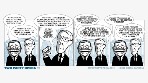 Defending The Defended - Political Woodrow Wilson Comic, HD Png Download, Free Download