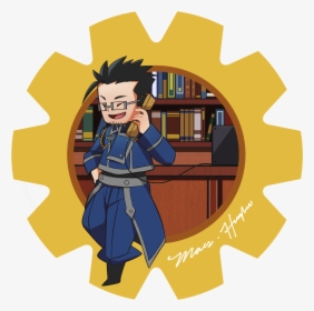 [fullmetal Alchemist] Maes Hughes Acrylic Keychain - Cartoon, HD Png Download, Free Download