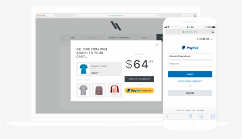 Online Shopping Paypal Payment, HD Png Download, Free Download