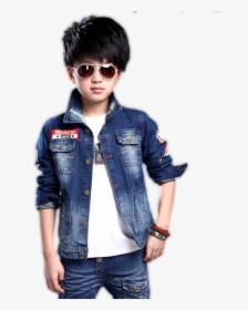 Boy Kids In Jeans Png - Boy Kids Png, Transparent Png, Free Download