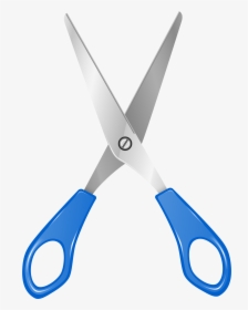 Blue Scissors Png Clip Art - Scissors Clipart Png, Transparent Png, Free Download
