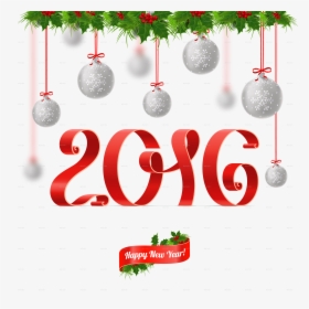 Merry Christmas And Happy New Year - Merry Christmas And A Happy New Year Ornaments Transparent, HD Png Download, Free Download