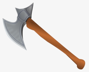 Cartoonish Viking Axe Png Image - Battle Axe Clipart, Transparent Png, Free Download