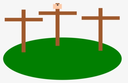 Transparent Cross On A Hill Clipart - Easter, HD Png Download, Free Download