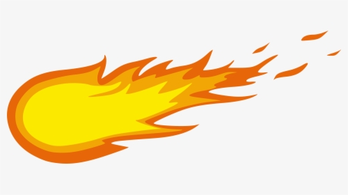 Burn Clipart Small Fire - Meteor Clipart, HD Png Download, Free Download