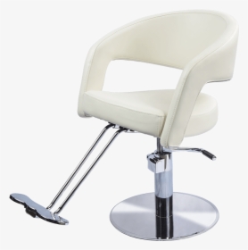 Austin Styling Chair In Ivory White - Salon Chair White Png, Transparent Png, Free Download
