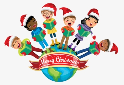 Kids Xmas - Children On Christmas, HD Png Download, Free Download