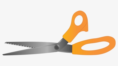Orange Scissors Svg Clip Arts - Scissors Clip Art, HD Png Download, Free Download
