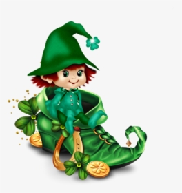 Leprechaun, St Patricks Day, Santos, Luigi, Mario, - St Patrick 2018 Tubes, HD Png Download, Free Download