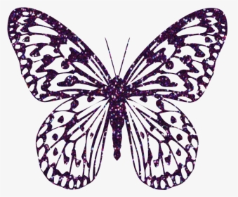 Purple Decorative Butterfly Png Clipart Image - Free Pink Butterfly Clipart, Transparent Png, Free Download