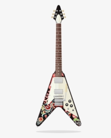 Gibson Flying V - Red Gibson Flying V, HD Png Download, Free Download