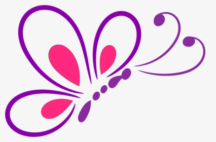 Butterfly Line Art 2 Clip Arts - Butterfly Clip Art Png, Transparent Png, Free Download