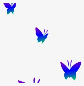 Clipart Royalty Free Pink Panda Free Images Butterflies - Butterflies Clipart Colored Silhouettes, HD Png Download, Free Download