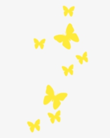 #butterfly #wing #moth #fly #sky #yellow #glitter #wind - Clip Art Black Butterfly, HD Png Download, Free Download