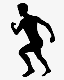 Transparent Computer Silhouette Png - Man Running Clip Art, Png Download, Free Download