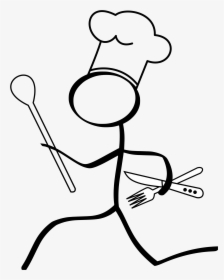 Transparent Running Stick Figure Png - Running In Kitchen Png, Png Download, Free Download