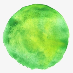 Green Watercolor Circle Transparent, HD Png Download, Free Download
