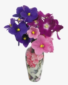 Vase Png - Фиалки, Transparent Png, Free Download