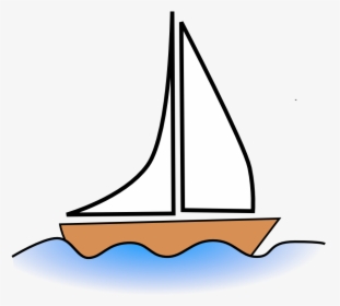 Sailboat Sailing Ship Fishing Vessel Boating - Sailing Boat Clipart, HD Png Download, Free Download