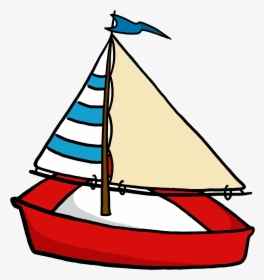 Clip Bag Sailing - Clip Art Boat Png, Transparent Png, Free Download
