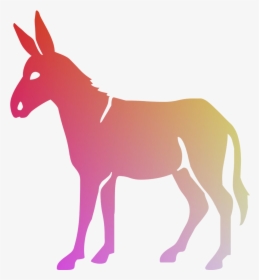 Donkey Mule Vector Graphics Royalty-free Stock Photography - Cross Stitch Donkey, HD Png Download, Free Download